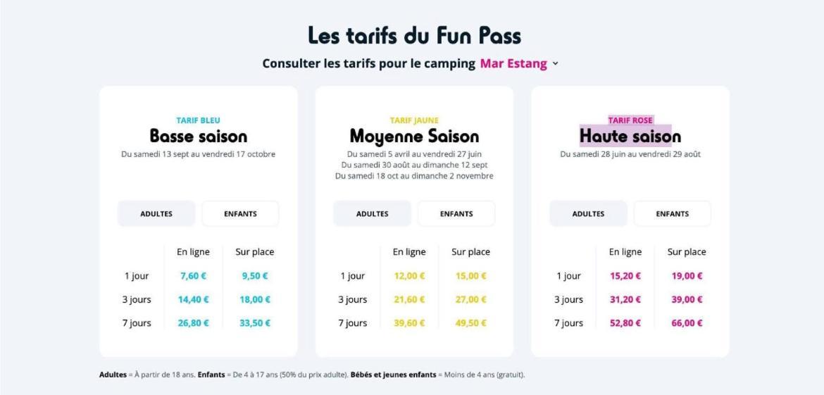 Campsite Mobil-home 5 Personnes Dans Mar Estang 4 Etoiles Avec Acces A La *
